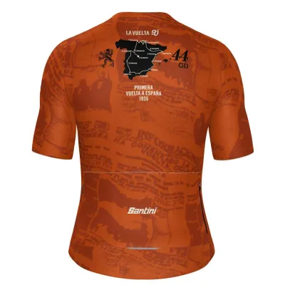 Fahrradtrikots kurzarm Santini La Vuelta 90 Years (Bild 2)