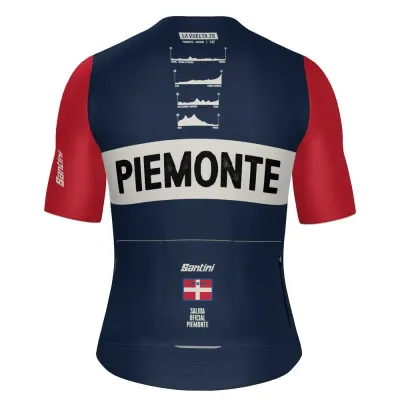 Fahrradtrikots kurzarm Santini La Vuelta Grand Salida Piemonte (Bild 2)