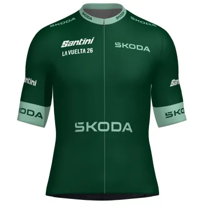 Fahrradtrikots kurzarm Santini La Vuelta Green 2026 (Bild 5)