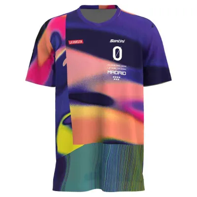 Fahrrad T-Shirt Santini La Vuelta Madrid 2024 0 (Bild 1)