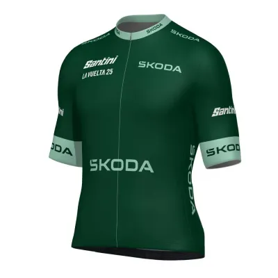 Fahrradtrikots kurzarm Santini La Vuelta Points Leader (Bild 3)