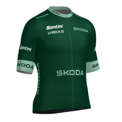 Fahrradtrikots kurzarm Santini La Vuelta Points Leader (Bild 8)