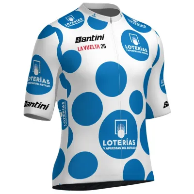 Fahrradtrikots kurzarm Santini La Vuelta Polka Dot Jersey 2026 (Bild 3)