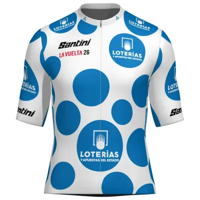 Fahrradtrikots kurzarm Santini La Vuelta Polka Dot Jersey 2026 (Bild 5)