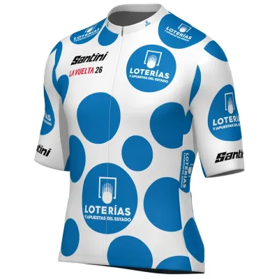Fahrradtrikots kurzarm Santini La Vuelta Polka Dot Jersey 2026 (Bild 8)