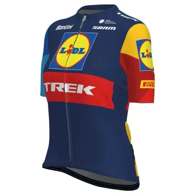 Fahrradtrikots kurzarm Santini Lidl Trek 0 (Bild 3)
