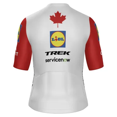 Fahrradtrikots kurzarm Santini Lidl Trek Canadian National Champion 2026 (Bild 2)