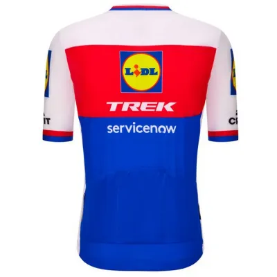 Fahrradtrikots kurzarm Santini LIDL Trek Czech Republic National Champion (Bild 2)