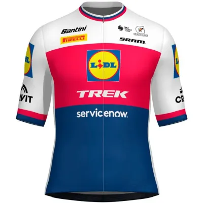Fahrradtrikots kurzarm Santini LIDL-Trek Italy National Champion 2026 (Bild 3)