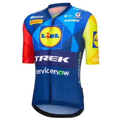 Fahrradtrikots kurzarm Santini LIDL Trek Team Original 2026 (Bild 6)