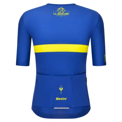 Fahrradtrikots kurzarm Santini Maillot Jaune Col De La Madeleine 2025 (Bild 2)