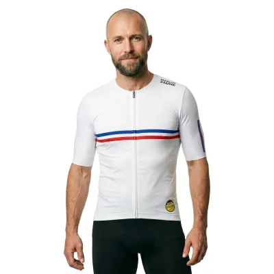 Fahrradtrikots kurzarm Santini Maillot Jaune Hautacam 2025 (Bild 5)