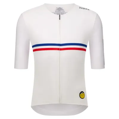 Fahrradtrikots kurzarm Santini Maillot Jaune Hautacam 2025 (Bild 7)
