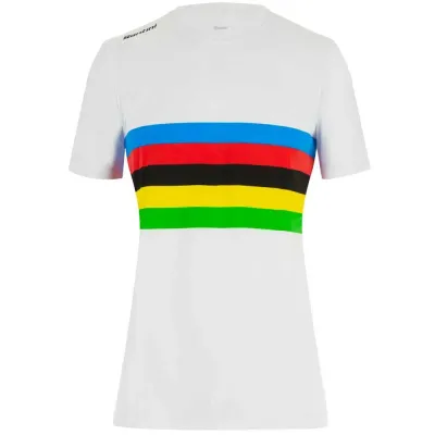 Fahrradtrikots kurzarm Santini Official UCI Rainbow 2025 (Bild 4)