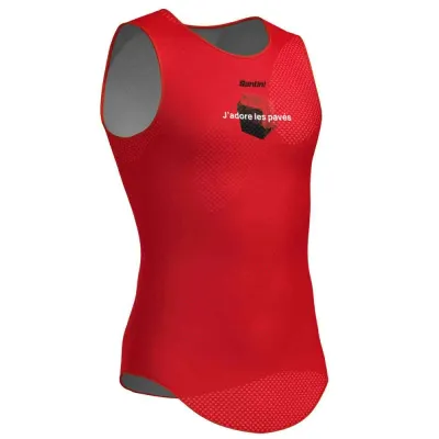 Fahrrad Unterhemd Santini Paris-Roubaix 2026 Baselayer (Bild 4)