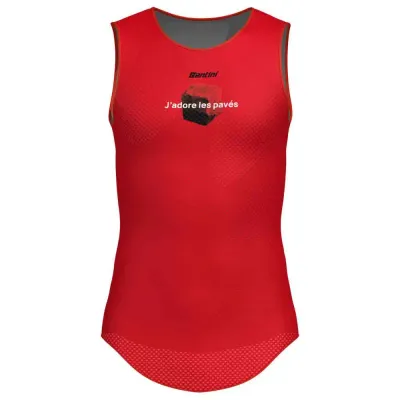 Fahrrad Unterhemd Santini Paris-Roubaix 2026 Baselayer (Bild 5)