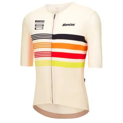 Fahrradtrikots kurzarm Santini Pirelli Tape (Bild 12)