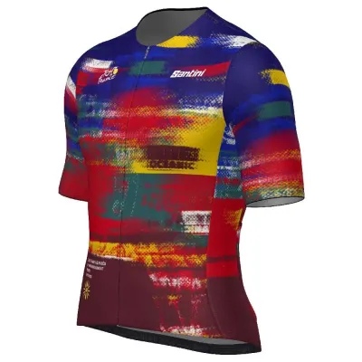 Fahrradtrikots kurzarm Santini TDF Arrivée Dash 2025 (Bild 4)
