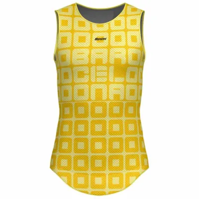 Fahrrad Unterhemd Santini TDF Grand Départ Barcelone Baselayer 2026 (Bild 1)