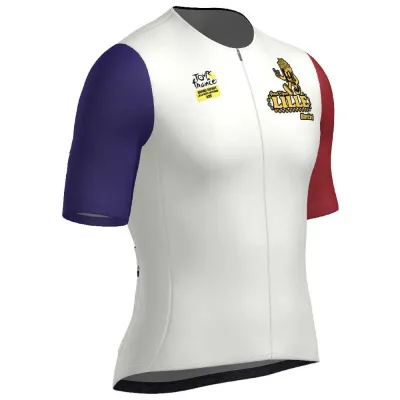 Fahrradtrikots kurzarm Santini TDF Grand Depart Lille 2025 (Bild 4)