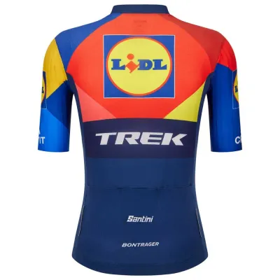 Fahrradtrikots kurzarm Santini Team Aero LIDL-Trek 2025 (Bild 2)