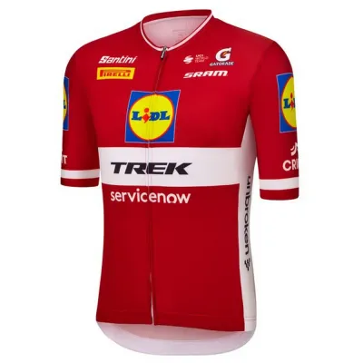 Fahrradtrikots kurzarm Santini Team LIDL Trek Latvia National Champion Jersey (Bild 6)