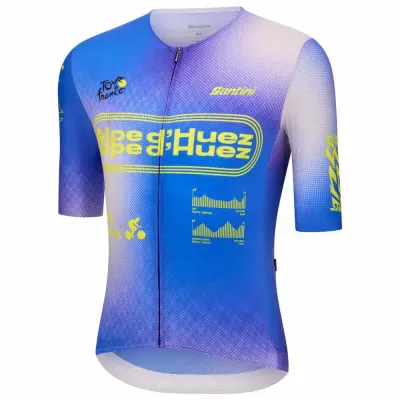 Fahrradtrikots kurzarm Santini Tour De France Alpe D´Huez (Bild 6)
