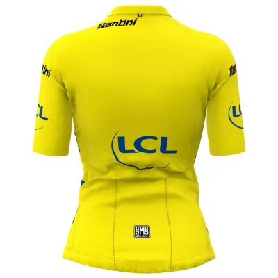 Fahrradtrikots kurzarm Santini Tour De France Femme Zwift Overall Leader (Bild 2)