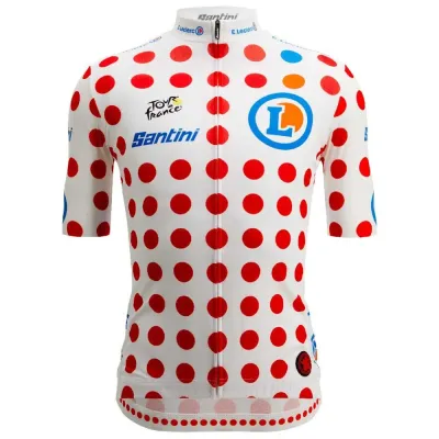 Fahrradtrikots kurzarm Santini Tour De France Polka Dot 2025 (Bild 1)