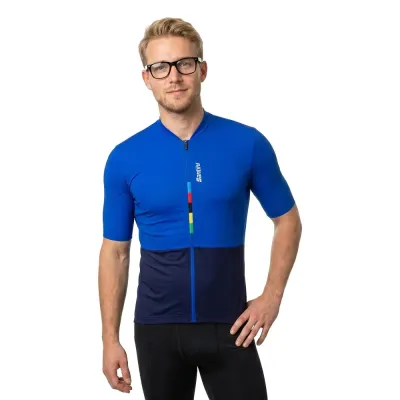Fahrradtrikots kurzarm Santini UCI Official Riga (Bild 2)