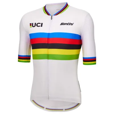 Fahrradtrikots kurzarm Santini UCI World Champion 2025 (Bild 6)