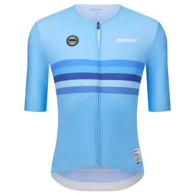 Fahrradtrikots kurzarm Santini UCI World Champion Belgium 2025 (Bild 1)