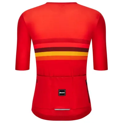 Fahrradtrikots kurzarm Santini UCI World Champion Spain 2025 (Bild 2)
