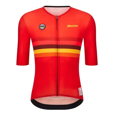 Fahrradtrikots kurzarm Santini UCI World Champion Spain 2025 (Bild 4)