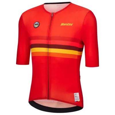 Fahrradtrikots kurzarm Santini UCI World Champion Spain 2025 (Bild 6)