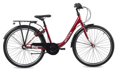 Jugendfahrrad 26 Zoll S´cool chiX 26-N3 2026 | 26 Zoll | Tiefeinsteiger | 38 cm | Red/White (Bild 1)