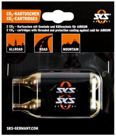 Sonstige Fahrradpumpen SKS Germany CO2 KARTUSCHE 16G MIT GEWINDE 2023 (Bild 1)