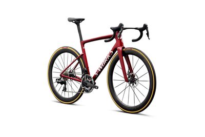 Allround-Rennrad Specialized S-Works Tarmac SL9 SRAM RED AXS 2026 | 28 Zoll | Diamant | 52 CM | Gloss Ruby Metallic / White Silver Metallic (Bild 3)