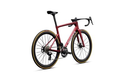 Allround-Rennrad Specialized S-Works Tarmac SL9 SRAM RED AXS 2026 | 28 Zoll | Diamant | 52 CM | Gloss Ruby Metallic / White Silver Metallic (Bild 4)
