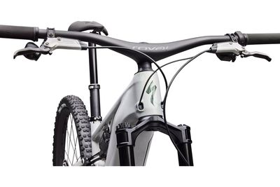 Enduro E-Bike Specialized S-Works Turbo Levo R 2026 | 900 Wh | 29 / 27,5 Zoll | Diamant | S5 | Gloss Dolomite / Viavi Silver Green Pearl / Oak Gr (Bild 6)