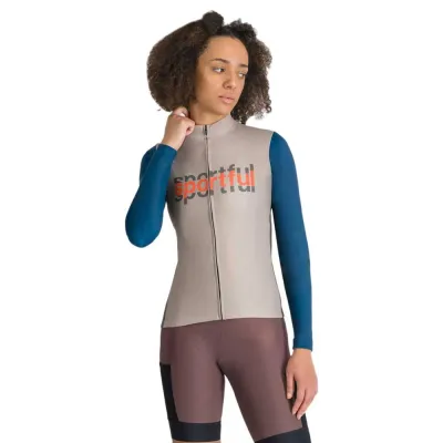 Fahrradtrikots langarm Sportful Supergiara Logo Thermal Jersey (Bild 7)