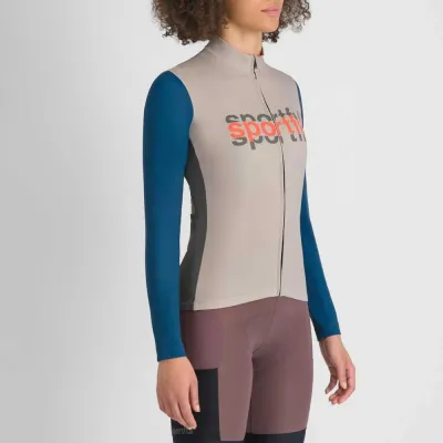 Fahrradtrikots langarm Sportful Supergiara Logo Thermal Jersey (Bild 9)