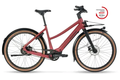 Urban E-Bike Stevens E-Simeto LT 2026 | 400 Wh | 28 Zoll | Trapez | S | bordeaux red (Bild 1)