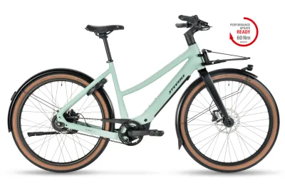 Urban E-Bike Stevens E-Simeto LT 2026 | 400 Wh | 28 Zoll | Trapez | M | sage green (Bild 2)