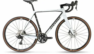 Gravel Bike Stevens Super Prestige 2x12 2024 | 28 Zoll | Diamant | 56 cm | Carrara White Carbon (Bild 1)