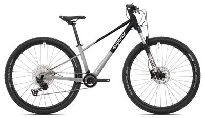 Jugendfahrrad 27,5 Zoll Superior TEAM 27.7 2026 | 27,5 Zoll | Diamant | XS | Gloss Brushed Alu / Rainbow Black (Bild 3)