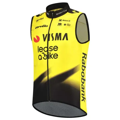 Fahrradtrikots ärmellos Team Visma | Lease a Bike Replica 2026 Windweste 2026 (Bild 6)