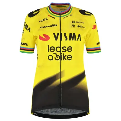 Fahrradtrikots kurzarm Team Visma | Lease a Bike Replica Former World Campion 2026 (Bild 4)
