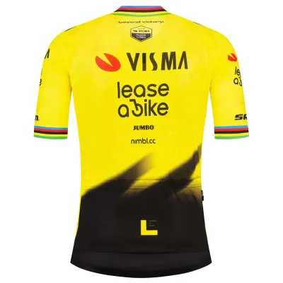 Fahrradtrikots kurzarm Team Visma | Lease a Bike Replica Former World Campion 2026 (Bild 2)