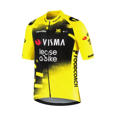 Fahrradtrikots kurzarm Team Visma | Lease a Bike Replica Wingbeat (Bild 3)